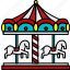 amusement, carnival, fun, carousel, circus, fairground, park 