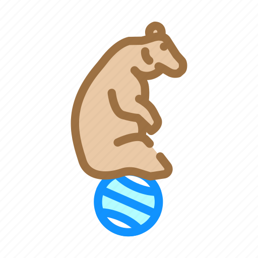 Circus, bear, carnival, vintage, show, retro icon - Download on Iconfinder