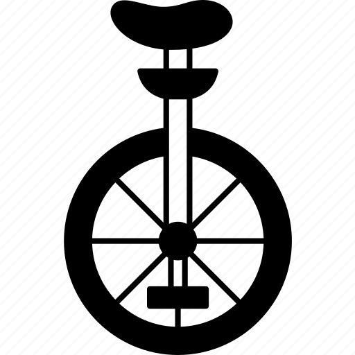 Unicycle, bike, balance, wheel, circus icon - Download on Iconfinder