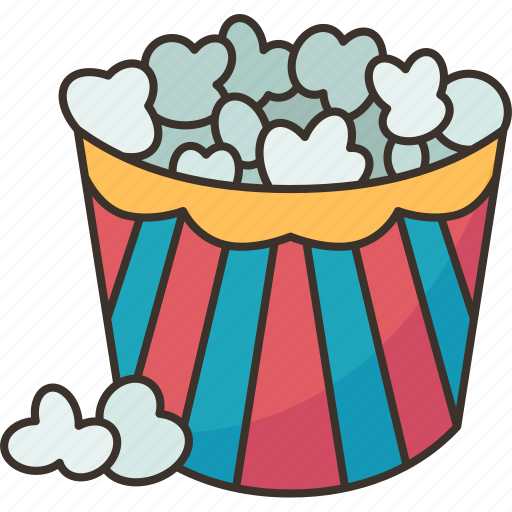 Popcorn, bucket, food, snack, theatre icon - Download on Iconfinder