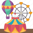 fairground, amusement, carnival, circus, festival