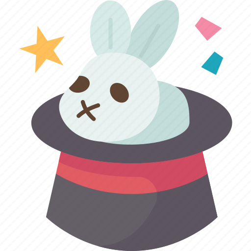 Rabbit, bunny, magic, show, cute icon - Download on Iconfinder