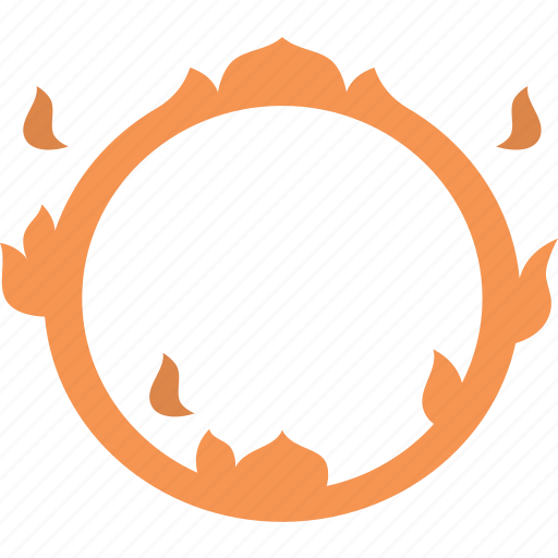 Ring, fire, hoop, performance, entertainment icon - Download on Iconfinder
