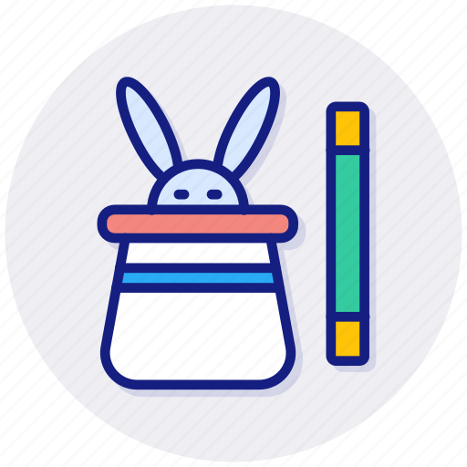 Magic, trick, rabbit, hat, animal icon - Download on Iconfinder