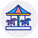 circus, carousel, fun, fairground, amusement, park