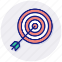 goal, marketing, mission, objective, target, proactive, archery