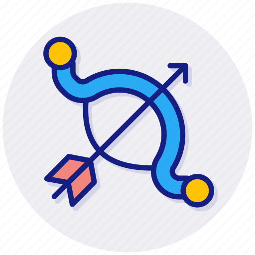Bow, aim, archery, arrow, battle, shoot, weapon icon - Download on Iconfinder