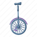 bicycle, bike, cartoon, cycle, unicycle, wheel