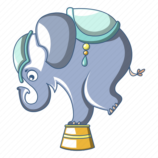 Animal, ball, cartoon, circus, elephant, fun, show icon - Download on  Iconfinder