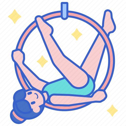 Acrobat, aerialist, circus, height, woman icon - Download on Iconfinder