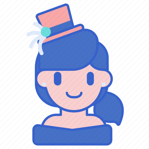 Assistant, circus, girl, hat, woman icon - Download on Iconfinder