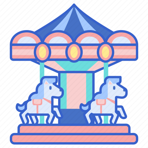 Carnival, carousel, circus, horses icon - Download on Iconfinder