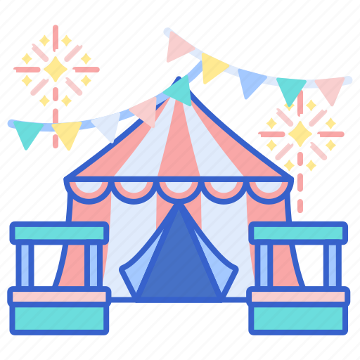 Camp, carnival, fair, park, tent icon - Download on Iconfinder