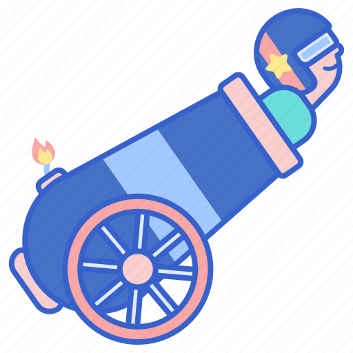 Ball, cannon, daredevil, human icon - Download on Iconfinder