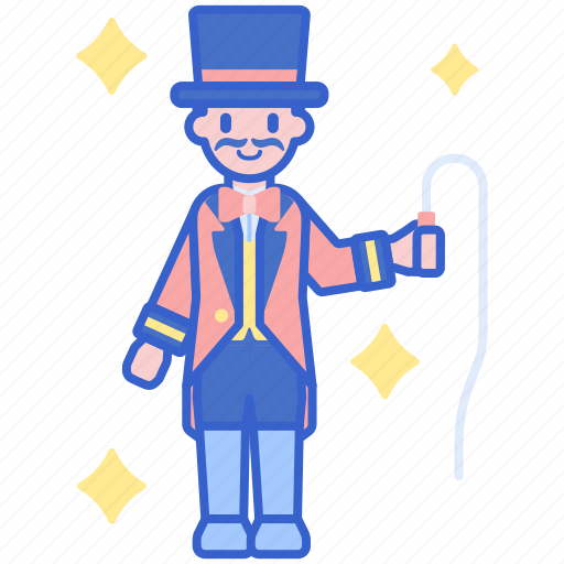 Act, carnival, circus, ringmaster, whip icon - Download on Iconfinder