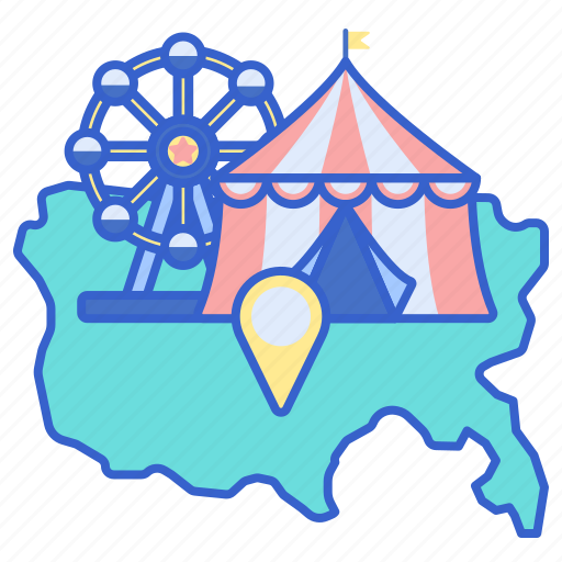 Amusement, fair, location, park, state icon - Download on Iconfinder