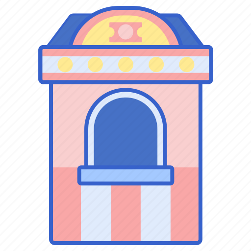 Booth, enterance, office, ticket icon - Download on Iconfinder