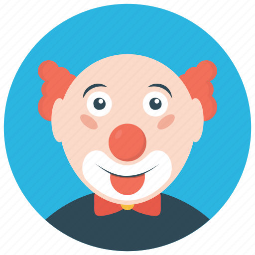 Circus joker, crazy clown, funny clown, joker, walkaround clown icon - Download on Iconfinder