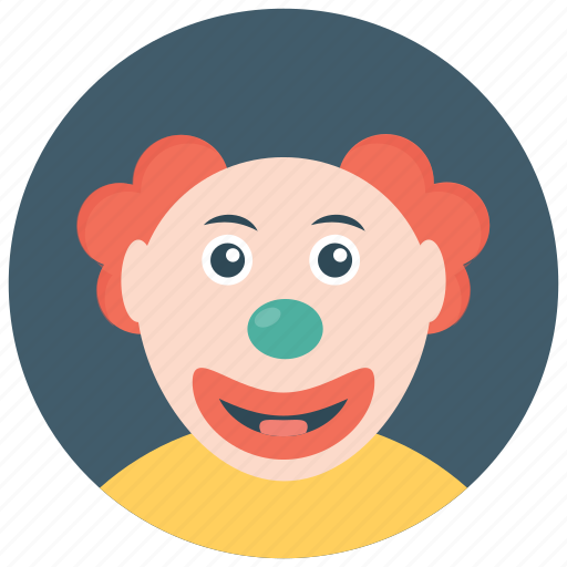 Auguste clown, auguste joker, circus joker, joker, white face clown icon - Download on Iconfinder