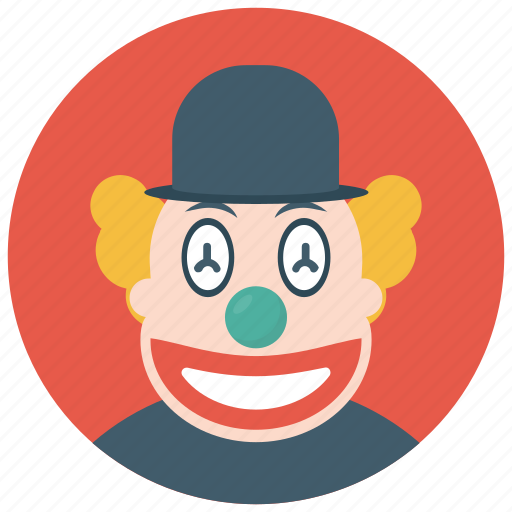 Circus joker, clown character, gordoon clown, joker, producing clown icon - Download on Iconfinder