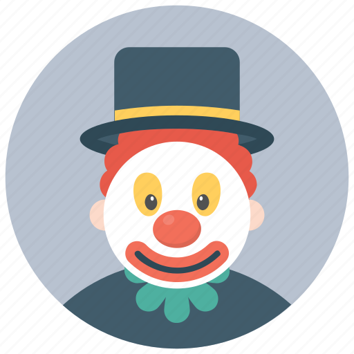 Auguste clown, character clown, charlie clown, circus joker, tramp clown icon - Download on Iconfinder