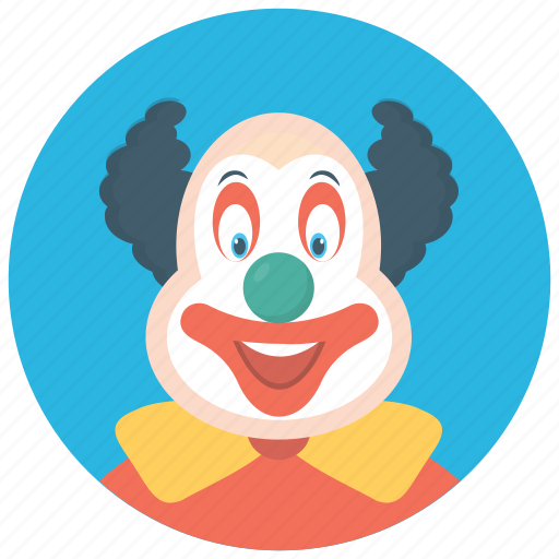 Circus joker, crazy clown, funny clown, joker, walkaround clown icon - Download on Iconfinder