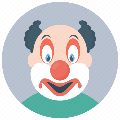 Bozo clown, character clown, circus joker, clown costume, joker icon - Download on Iconfinder