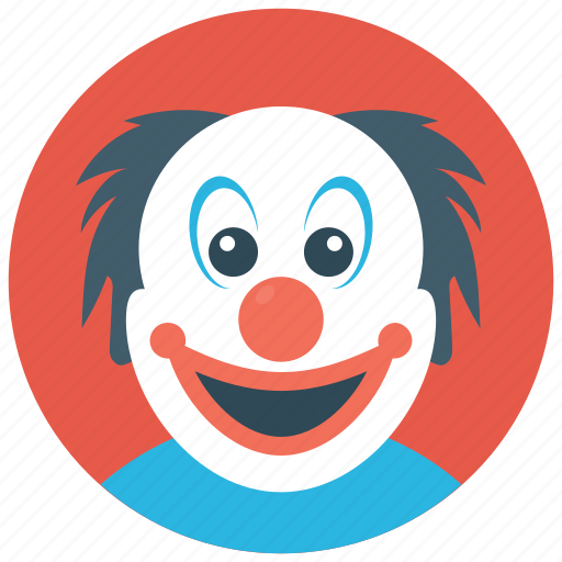 Circus joker, happy clown, joker, tramp clown, whiteface icon - Download on Iconfinder