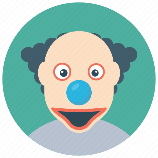 Circus joker, halloween clown, joker, scary clown, whiteface clown icon - Download on Iconfinder