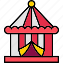 circus, tent, big, carnival, top