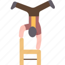 chair, acrobatics, gymnasts, balancing, performance