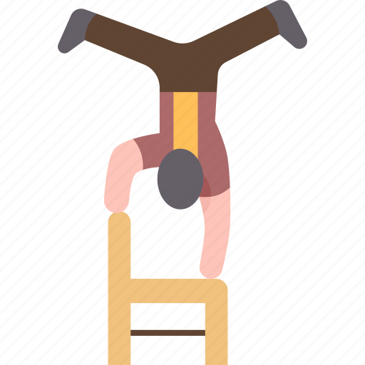 Chair, acrobatics, gymnasts, balancing, performance icon - Download on Iconfinder