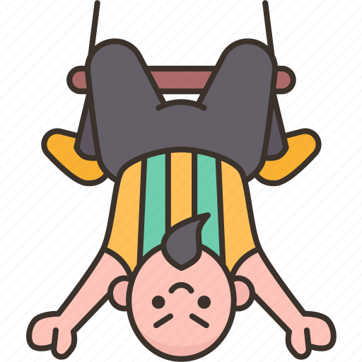 Trapeze, acrobatics, rope, swinging, performer icon - Download on Iconfinder
