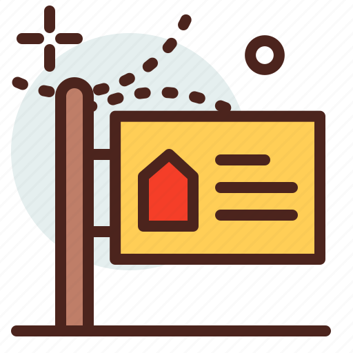 Building, citylife, house, rural, sign icon - Download on Iconfinder