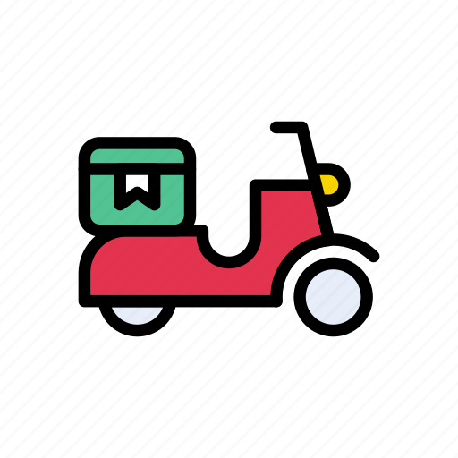 Bike, delivery, fast, scooter, travel icon - Download on Iconfinder