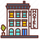 1, hotel, motel, building, infrastructure, apartments