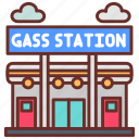 gas, station, filling, service, garage, petrol, fill, up