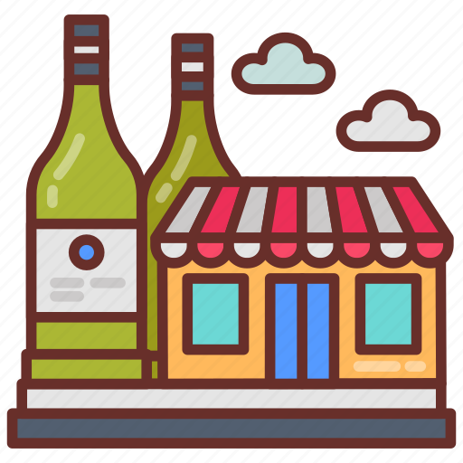 Liquor, store, bottles, wine, shop, bottle icon - Download on Iconfinder
