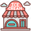 ice, cream, store, parlor, dairy, products, bar, milk 