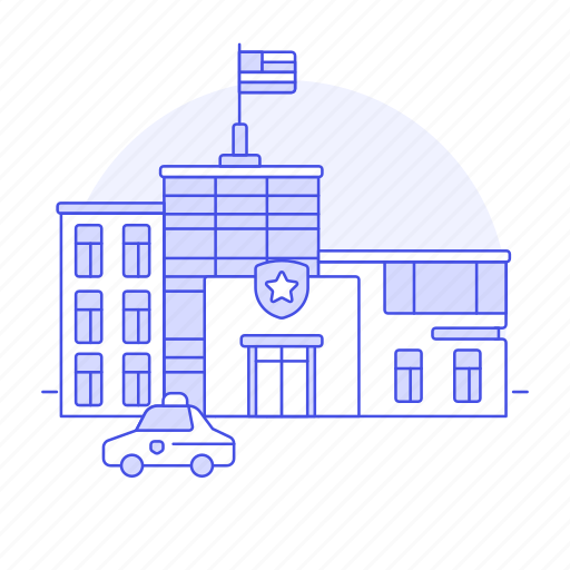 Building, car, cell, city, holding, officer, patrol icon - Download on Iconfinder