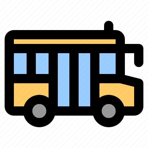 Transport, city, school bus, bus, transportation, vehicle icon - Download on Iconfinder