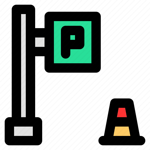 City, sign, parking area, direction, urban icon - Download on Iconfinder