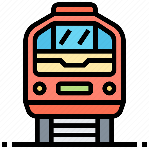 Passenger, public, railway, train, transportation icon - Download on Iconfinder