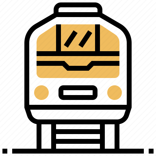 Passenger, public, railway, train, transportation icon - Download on Iconfinder
