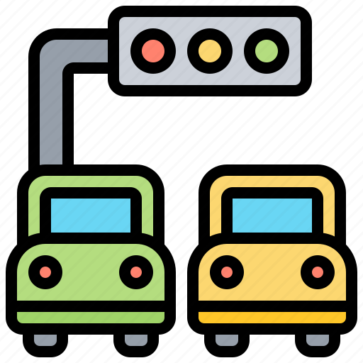 Intersection, junction, light, signal, traffic icon - Download on Iconfinder