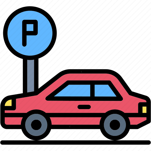 Car, parking, sign, transport, vehicle, auto icon - Download on Iconfinder