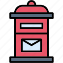letter, box, mail, post, message