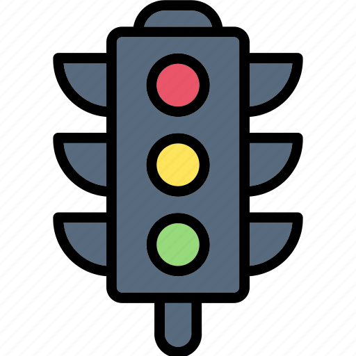 City, light, road, stop, traffic, signal, transport icon - Download on Iconfinder