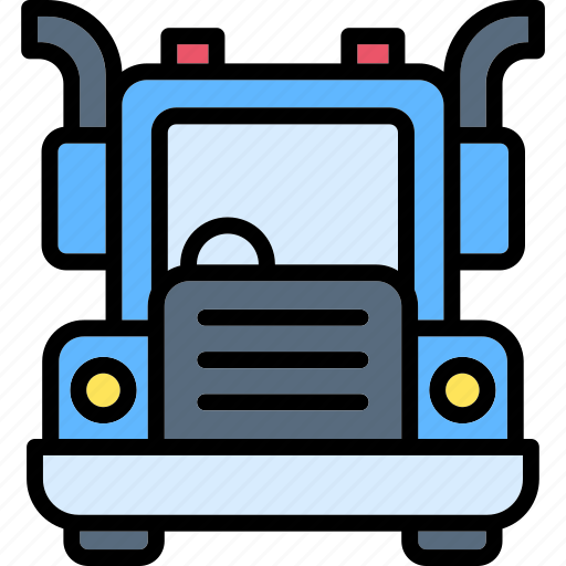 Heavy, truck, vehicle, transport, construction icon - Download on Iconfinder