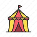 circus tent, tent, carnival, show, performance, performer, big top circus